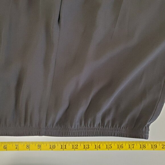 Eileen Fisher Pants Womens Large Pull On Thin Lightweight Straight Leg Black - Picture 6 of 9